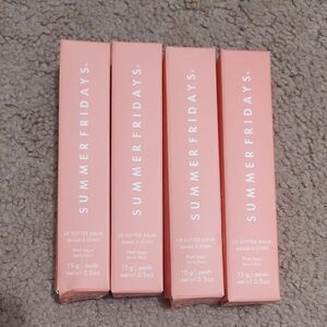 New Summer Fridays Lip Butter Balm - Pink Sugar